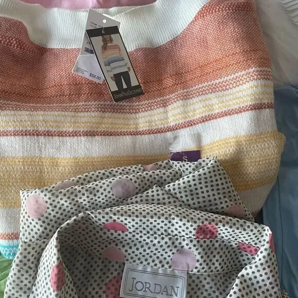 MEGA bundle women’s clothing tops sweaters camis blouses mystery reseller box - Picture 8 of 16